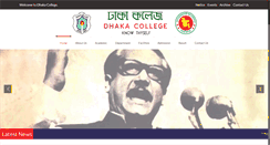 Desktop Screenshot of dhakacollege.edu.bd